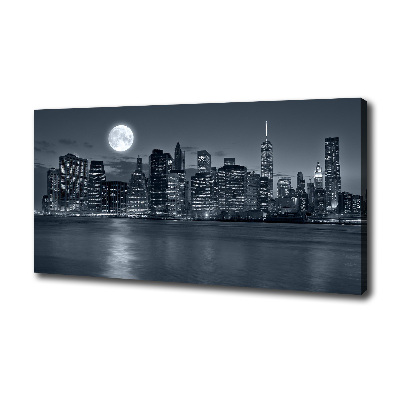 Wandbild New York bei Nacht