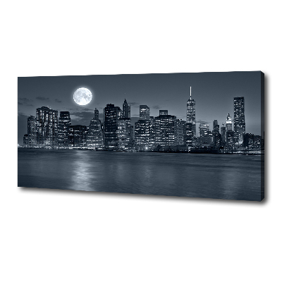 Wandbild New York bei Nacht