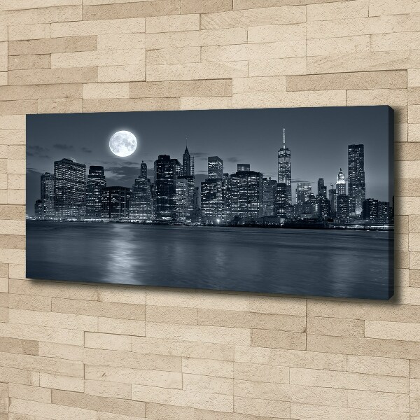 Wandbild New York bei Nacht
