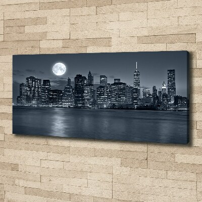 Wandbild New York bei Nacht