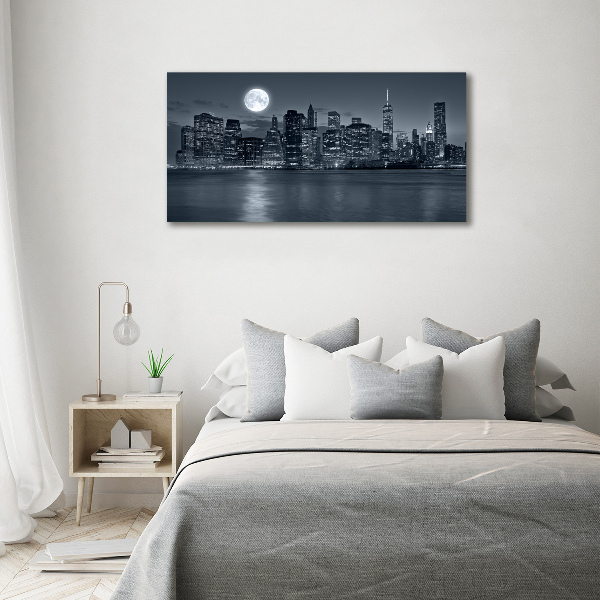 Wandbild New York bei Nacht