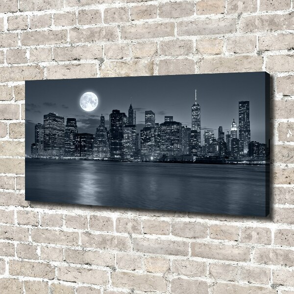 Wandbild New York bei Nacht