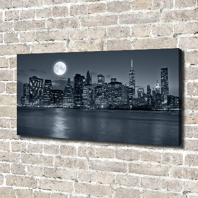 Wandbild New York bei Nacht