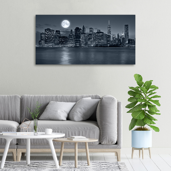 Wandbild New York bei Nacht