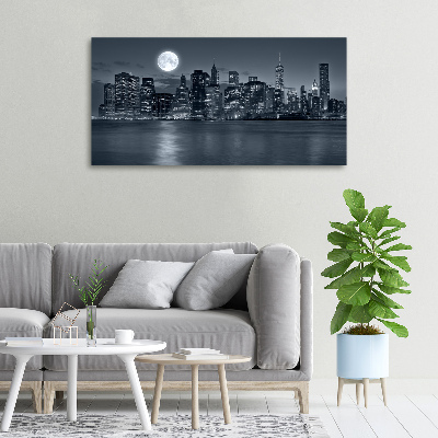 Wandbild New York bei Nacht