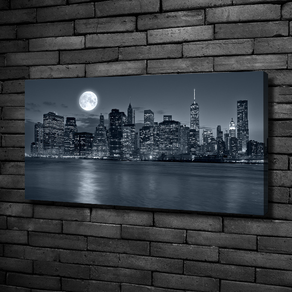 Wandbild New York bei Nacht