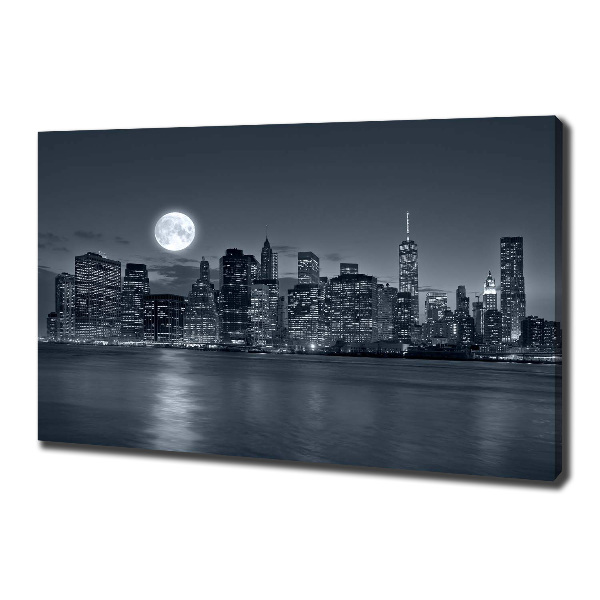 Wandbild New York bei Nacht