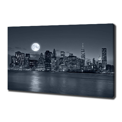 Wandbild New York bei Nacht