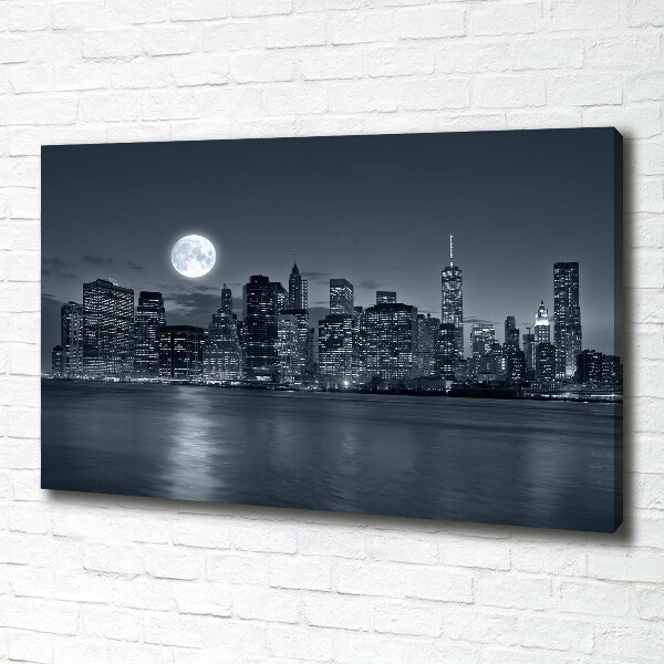 Wandbild New York bei Nacht