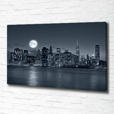 Wandbild New York bei Nacht