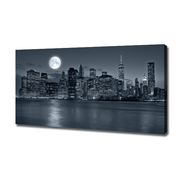 Wandbild New York bei Nacht
