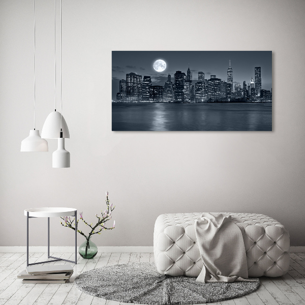 Wandbild New York bei Nacht
