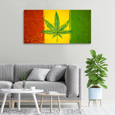 Wandbild Rasta-Flagge