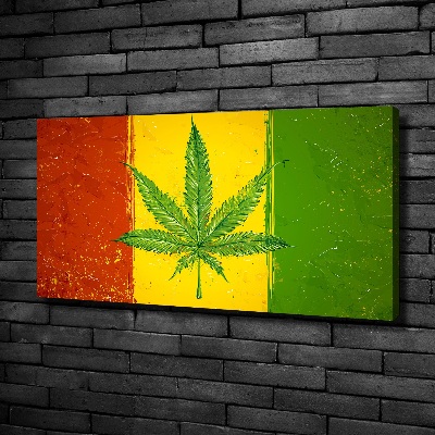 Wandbild Rasta-Flagge