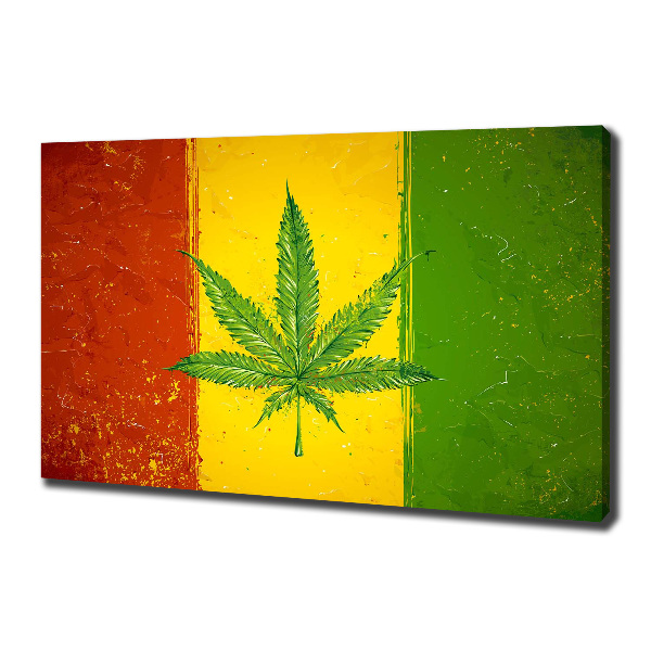 Wandbild Rasta-Flagge