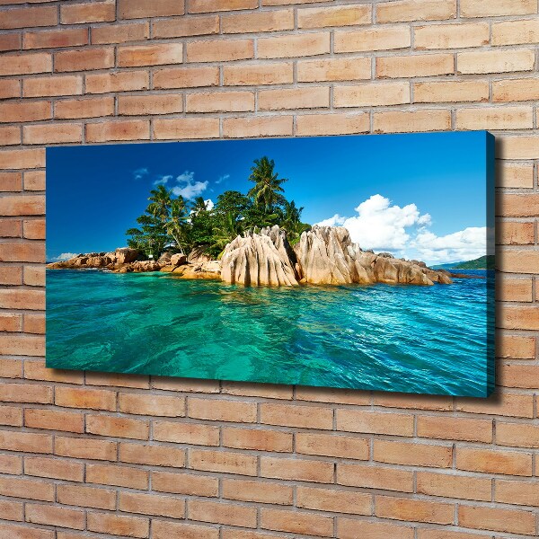 Bild auf leinwand Tropische Insel