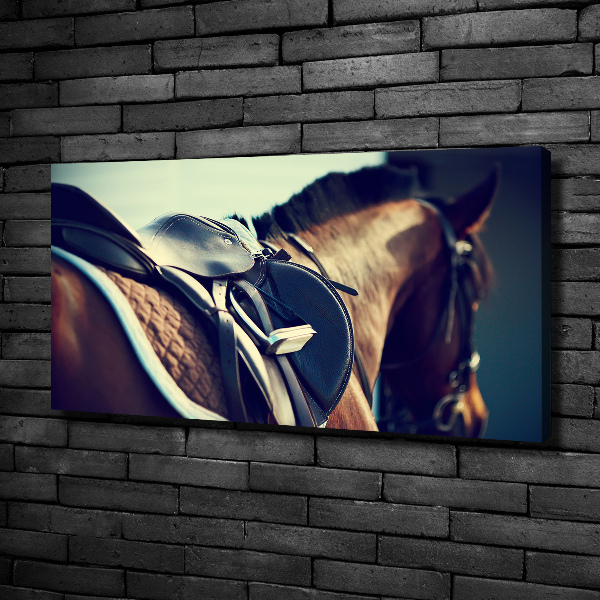 Fotobild Sattel mit Steigbügeln