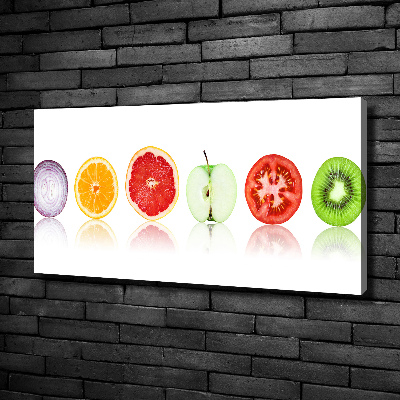 Wandbild Obst und Gemüse