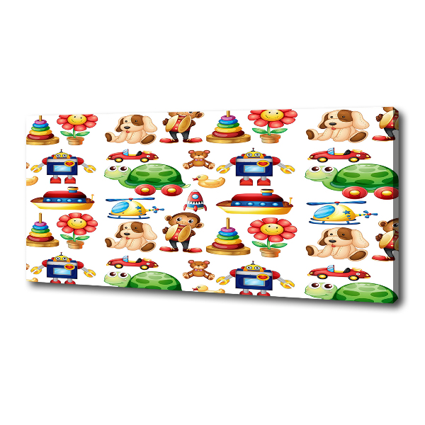 Wandbild Spielzeug