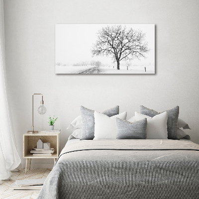 Bild auf leinwand Baum im Winter