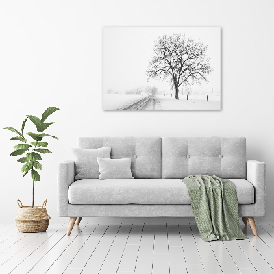 Bild auf leinwand Baum im Winter