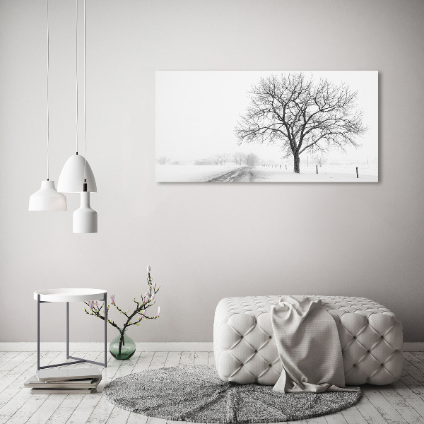 Bild auf leinwand Baum im Winter