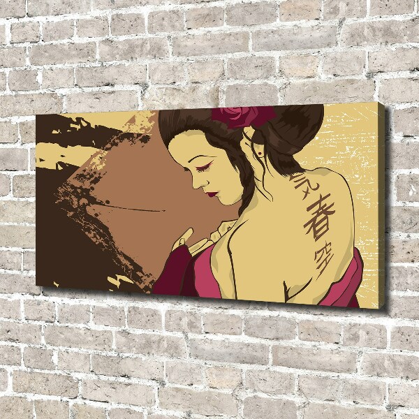 Wandbild Geisha