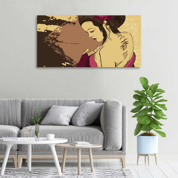 Wandbild Geisha