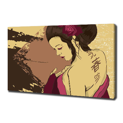 Wandbild Geisha