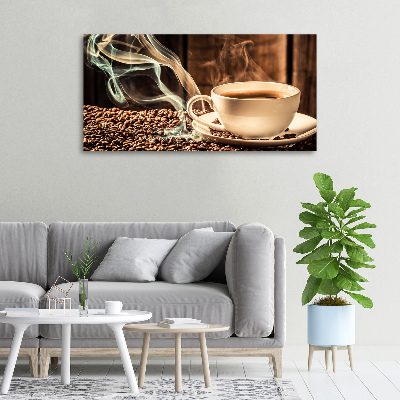 Bild auf leinwand Aromatischer Kaffee