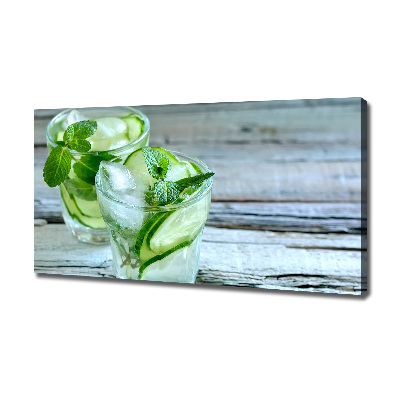 Bild auf leinwand Gurkenwasser