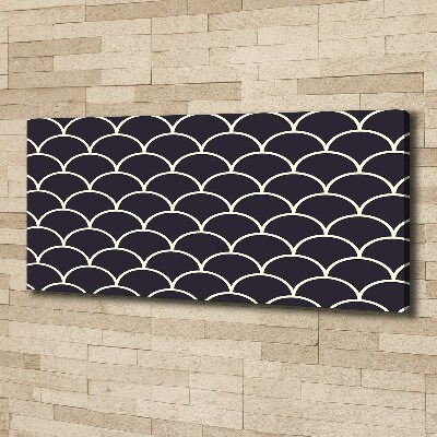 Bild auf leinwand Fischschuppen