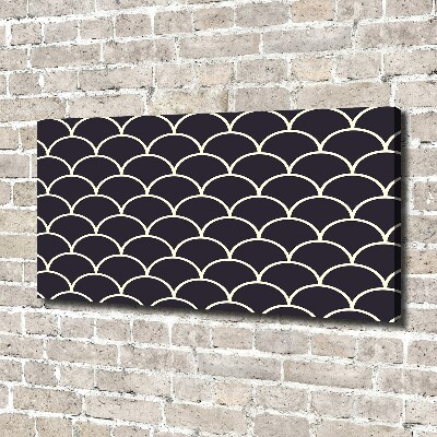 Bild auf leinwand Fischschuppen