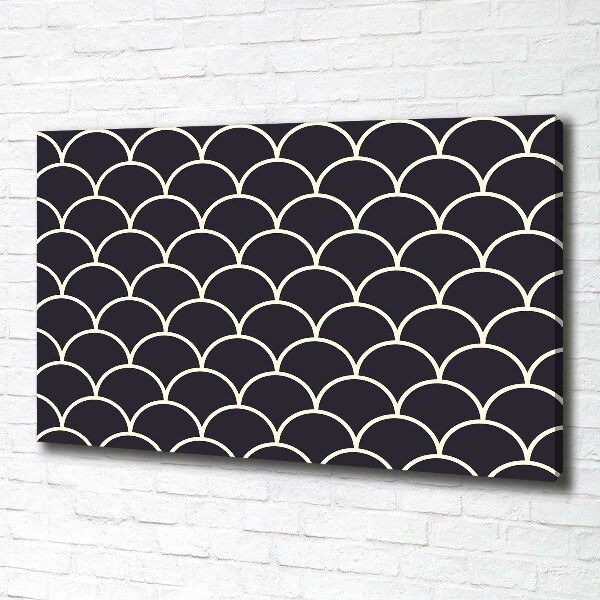 Bild auf leinwand Fischschuppen