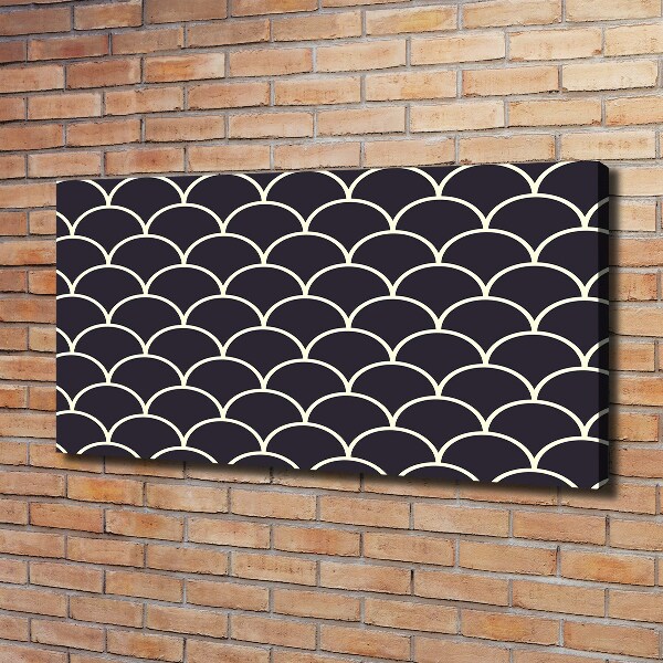 Bild auf leinwand Fischschuppen