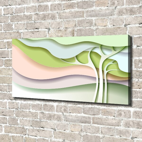 Bild auf leinwand Abstrakter Baum