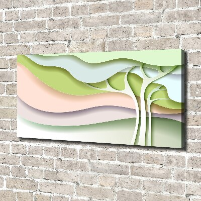 Bild auf leinwand Abstrakter Baum