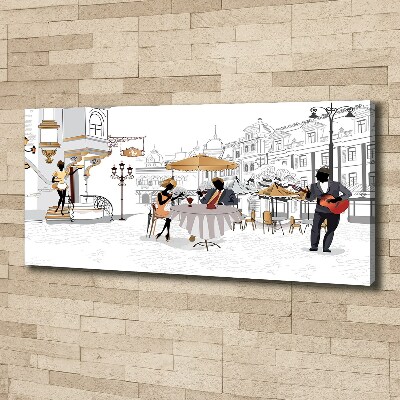 Bild auf leinwand Kaffeehaus