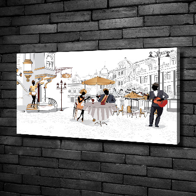 Bild auf leinwand Kaffeehaus