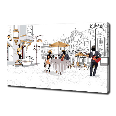 Bild auf leinwand Kaffeehaus