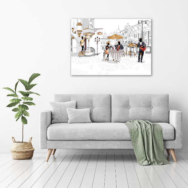 Bild auf leinwand Kaffeehaus