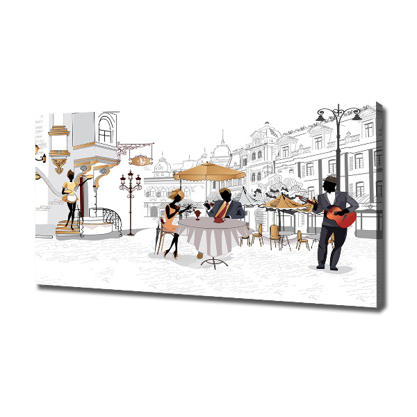 Bild auf leinwand Kaffeehaus