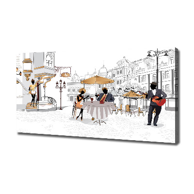 Bild auf leinwand Kaffeehaus