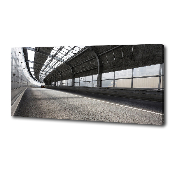 Bild auf leinwand Straße im Tunnel