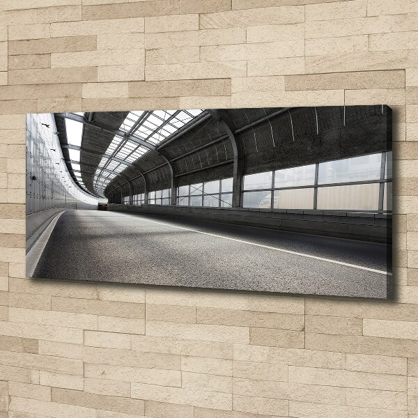 Bild auf leinwand Straße im Tunnel