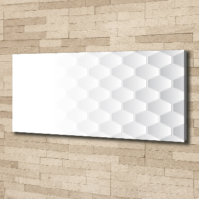 Wandbild Sechsecke Hintergrund