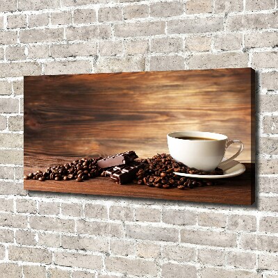 Bild auf leinwand Kaffee und Schokolade