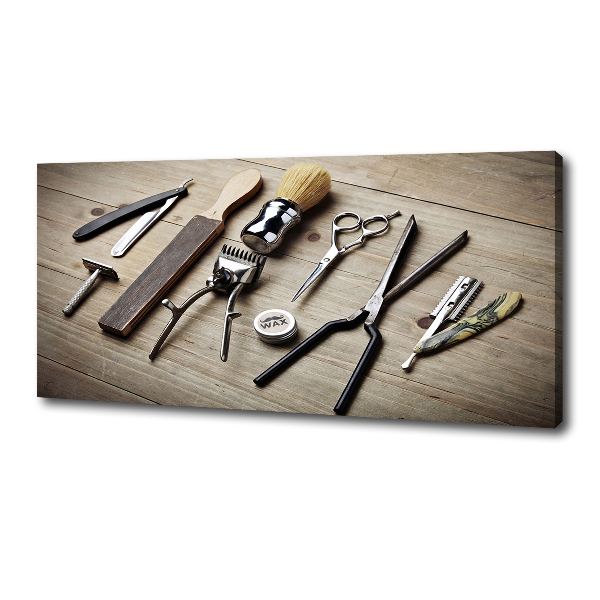 Wandbild Herrenfriseur