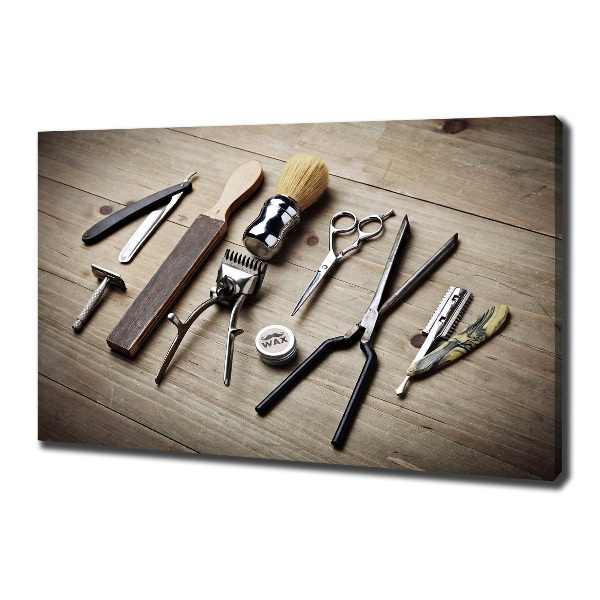 Wandbild Herrenfriseur