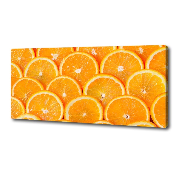 Wandbild Orangenscheiben